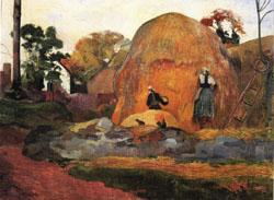 Paul Gauguin Yellow  Hay Ricks(Blond Harvest) oil painting picture